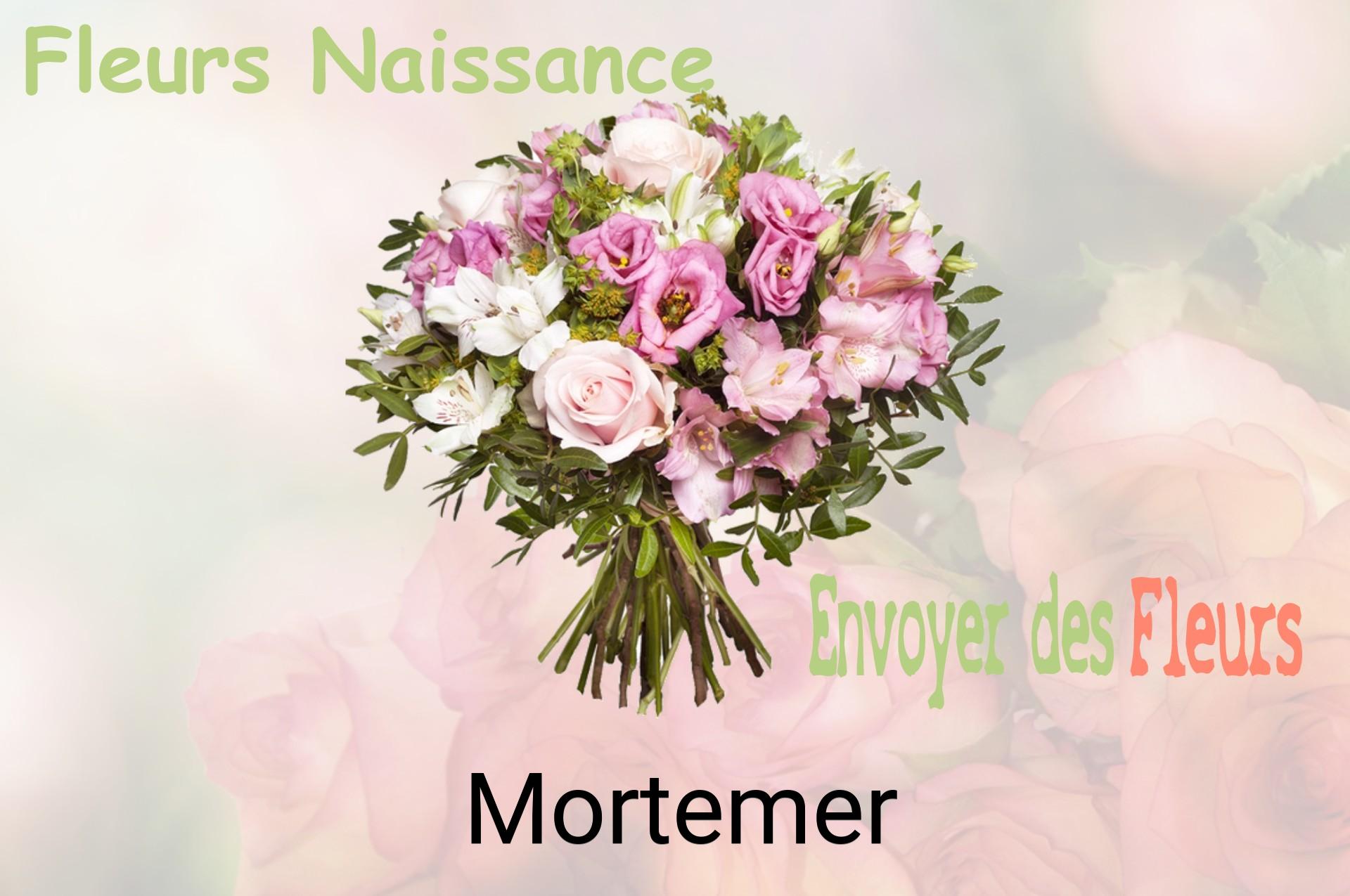 Bouquet de fleurs de naissance livré à Mortemer